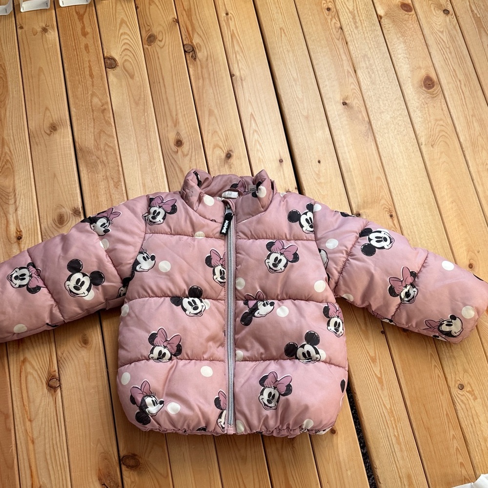 Disney Pink Mickey and Minnie Mouse Jacket baby 9-12